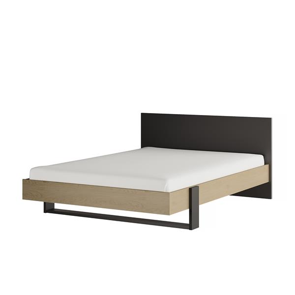 Grote foto duplex 2 persoonsbed naturel zwart gami antiek en kunst stoelen en banken