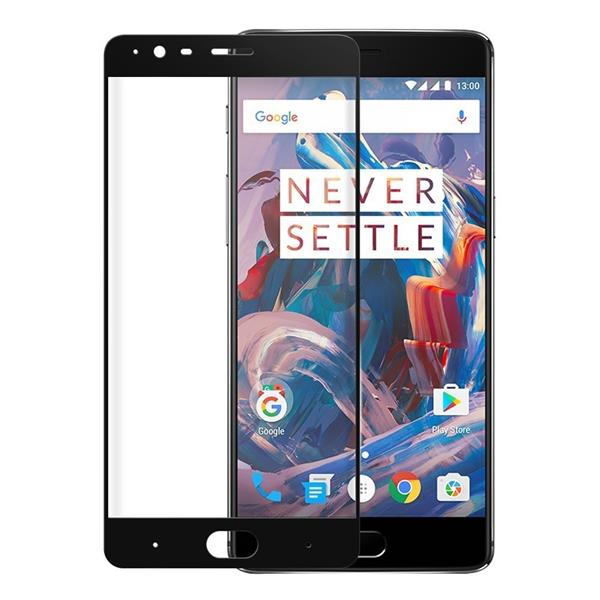 Grote foto professionele oneplus 3 tempered glass 3d design full screen coverage zwart telecommunicatie mobieltjes