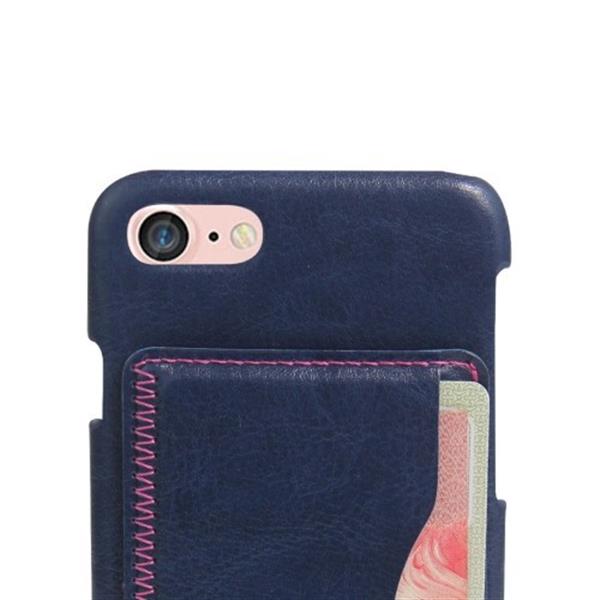 Grote foto iphone 7 premium kaart case pu leder blauw telecommunicatie mobieltjes