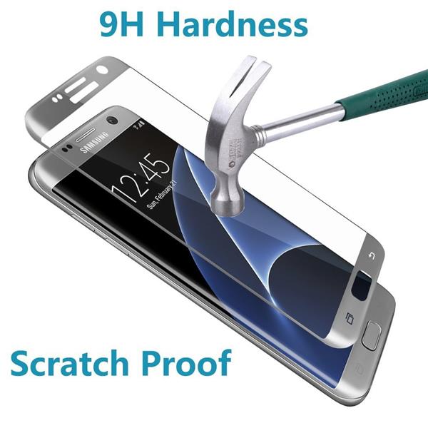 Grote foto professionele samsung galaxy s7 edge tempered glass 3d design full screen coverage goud telecommunicatie mobieltjes