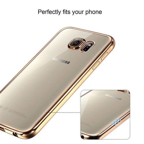 Grote foto samsung a3 2017 electro shine tpu gel case goud telecommunicatie mobieltjes