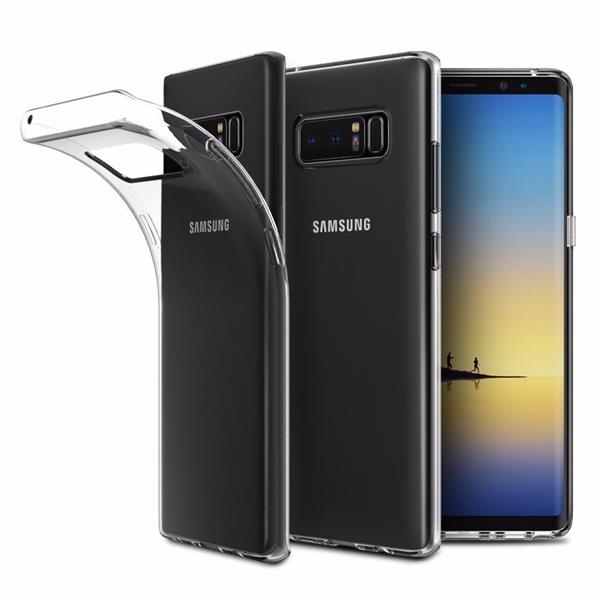 Grote foto note 8 transparant gel siliconen ultradunne case samsung telecommunicatie opladers en autoladers
