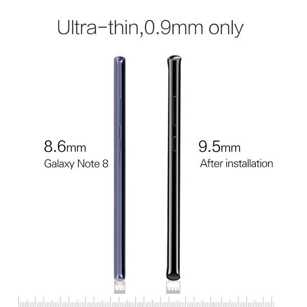 Grote foto note 8 hoesje tpu siliconen case softgel ultradunne cover zwart telecommunicatie mobieltjes