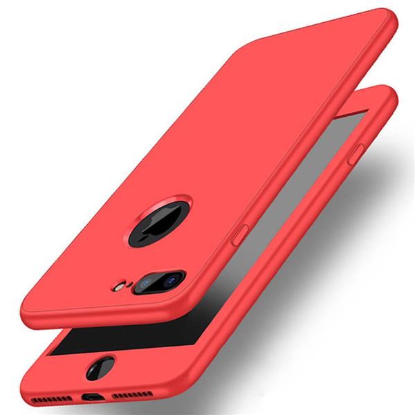 Grote foto iphone x soft gel ultradunne schokbestendige hybrid 360 tpu case rood telecommunicatie mobieltjes