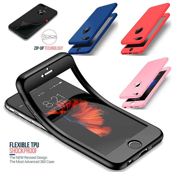 Grote foto iphone x soft gel ultradunne schokbestendige hybrid 360 tpu case rood telecommunicatie mobieltjes