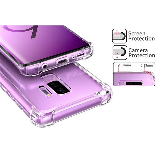 Grote foto drphone samsung s9 plus tpu hoesje siliconen shock bumper case backcover met verstevigde randen telecommunicatie mobieltjes