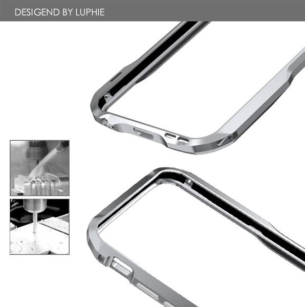 Grote foto luphie incisive sword aluminium aircraft premium case iphone 6s plus 6 plus zilver telecommunicatie mobieltjes