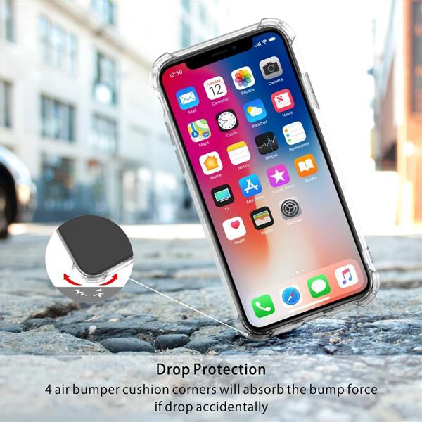 Grote foto drphone tpu hoesje siliconen shock bumper case backcover met verstevigde compatibel met iphone telecommunicatie mobieltjes