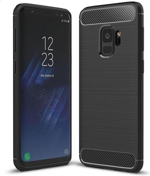 Grote foto premium drphone shock proof geborsteld carbon print samsung galaxy s9 case luxe tpu hoes telecommunicatie mobieltjes