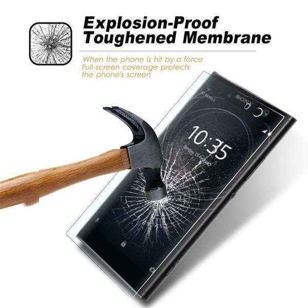 Grote foto drphone sony xa2 glas glazen screen protector tempered glass 2.5d 9h 0.26mm telecommunicatie mobieltjes