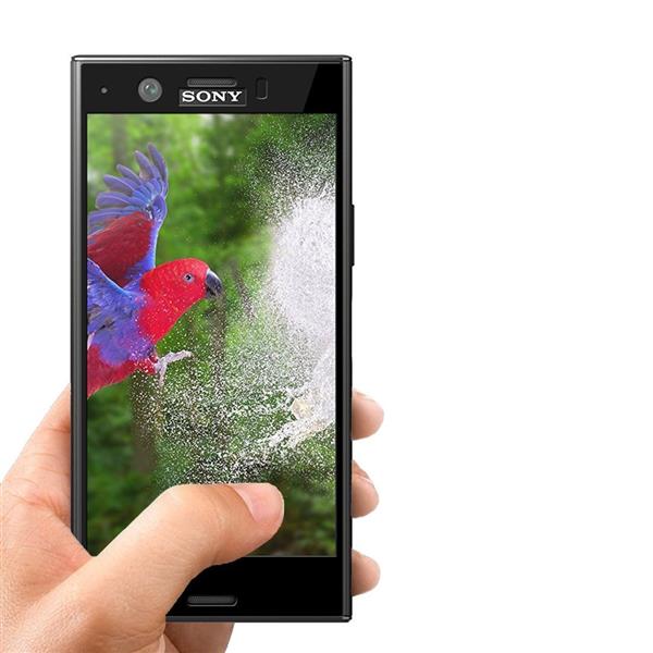 Grote foto drphone sony xz1 compact glas 4d volledige glazen dekking full coverage curved edge frame tempered g telecommunicatie mobieltjes