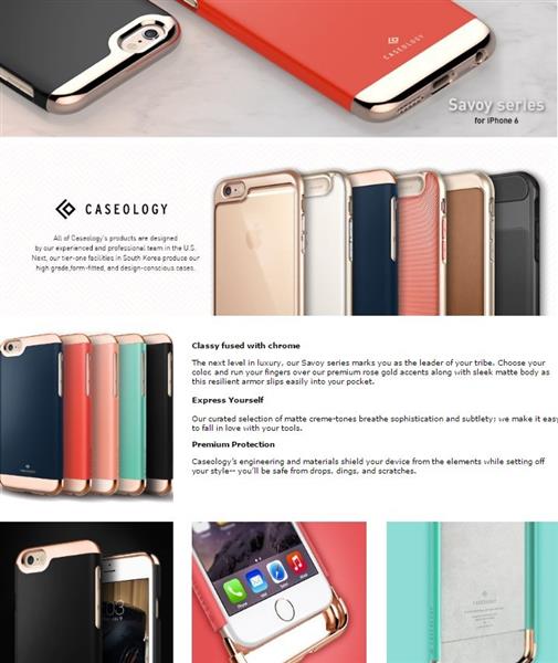 Grote foto caseology savoy series iphone 6s plus 6 plus navy blue tempered glass screenprotector telecommunicatie mobieltjes