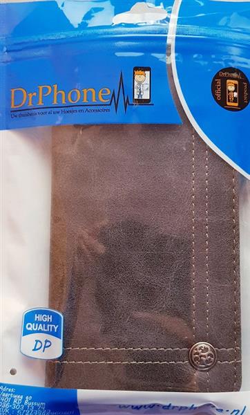 Grote foto drphone xperia xz2 flip cover kaart case met briefvak stand functie pu lederen portemonnee case telecommunicatie mobieltjes