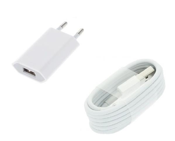 Grote foto olesit uns 1536 usb lader stekker oplader 5w adapter 1 meter oplaadkabel veillig laden apple telecommunicatie opladers en autoladers
