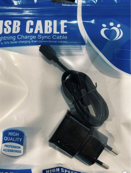 Grote foto olesit 5v 2a 10w 1 poort usb oplader uns 1538 adapter 1 meter type c kabel zwart voor xiaomi model telecommunicatie opladers en autoladers