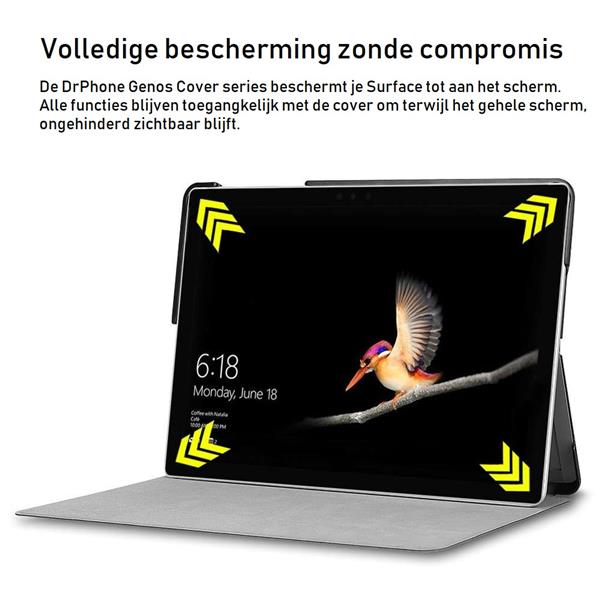 Grote foto drphone genos surface go cover hoes pu leder zachte microfiber case volledige bescherming telecommunicatie mobieltjes