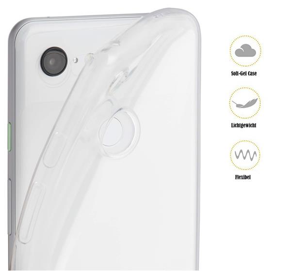 Grote foto drphone google pixel 3 tpu hoesje ultra dun premium soft gel case transparant telecommunicatie mobieltjes