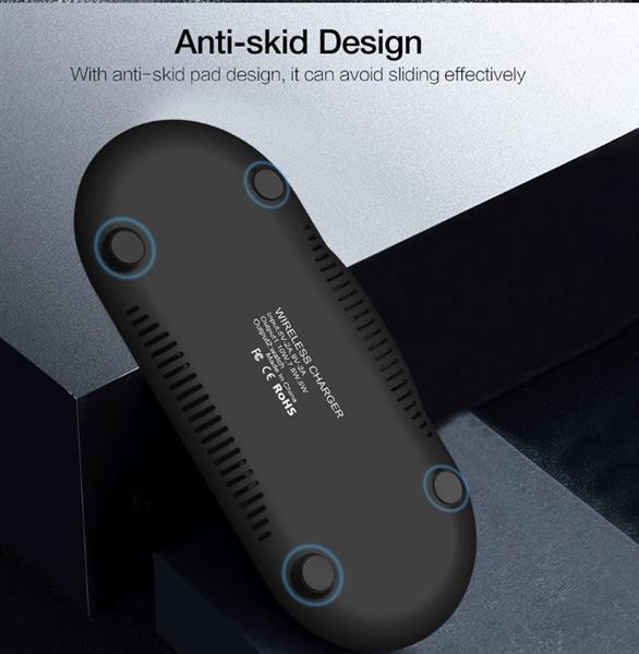 Grote foto drphone compaq 2 in 1 draadloze qi lader voor o.a. apple watch 5 4 iphone 11 10w lader wi telecommunicatie opladers en autoladers