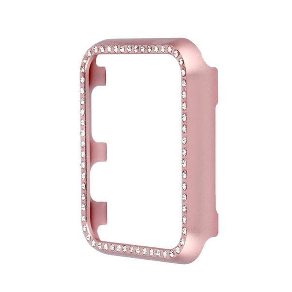 Grote foto drphone apple watch 1 2 3 42mm tpu bling case met kristal diamanten look beschermend frame roseg kleding dames horloges