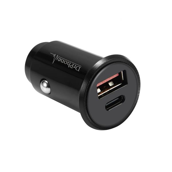 Grote foto drphone invisible pro autolader 30w usb c met pd power delivery power iphone ipad kabel telecommunicatie opladers en autoladers