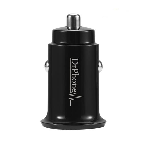 Grote foto drphone invisible pro autolader 30w usb c met pd power delivery power iphone ipad kabel telecommunicatie opladers en autoladers