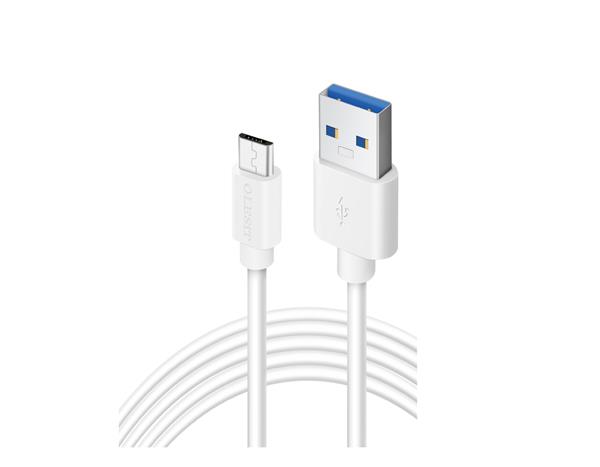 Grote foto olesit type c usb c 3 meter fast charge 2.4a oplaadkabel veilig laden data sync transfer w telecommunicatie mobieltjes