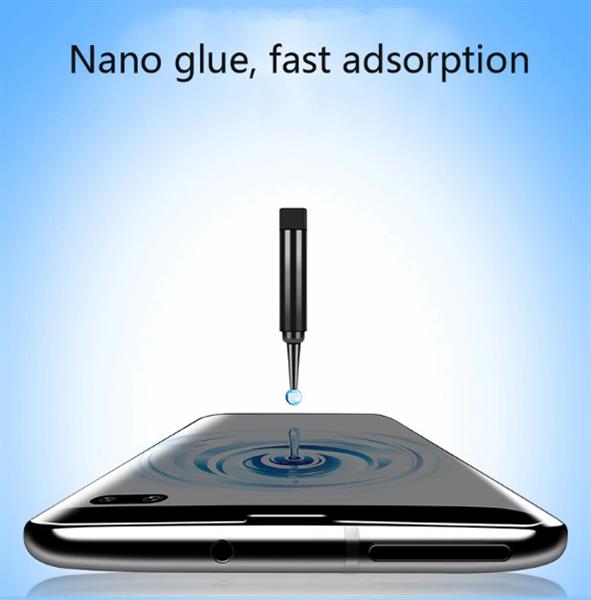 Grote foto drphone liquid glass galaxy s10 plus 3d curved edge 9h uv full glue screenprotector telecommunicatie mobieltjes