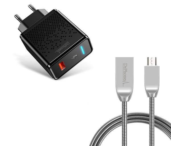 Grote foto drphone durable pro metalen micro usb oplaadkabel adapter voor micro usb aansluiting tablet telecommunicatie opladers en autoladers