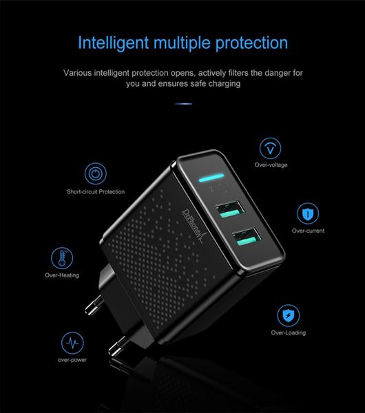 Grote foto drphone kevlar pro 3 meter tpe usb c kabel 2 poorten thuislader voor type c aansluiting tabl telecommunicatie opladers en autoladers