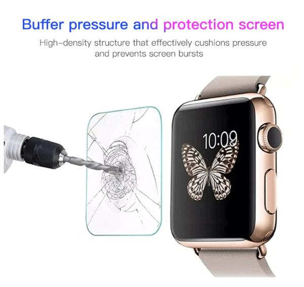 Grote foto drphone apple watch 4 5 44mm tempered glas 2.5d 9h niet volledige dekking telecommunicatie mobieltjes