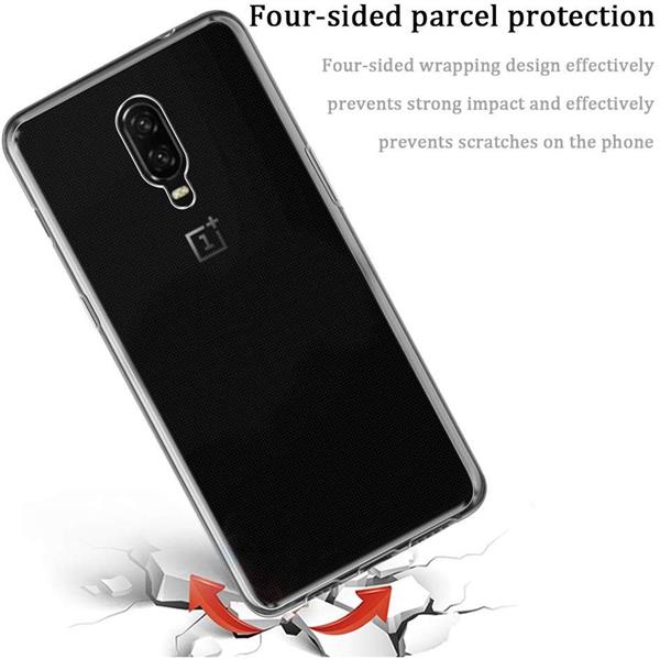 Grote foto drphone oneplus 6t tpu hoesje transparant ultra dun premium soft gel case official drphone produ telecommunicatie mobieltjes