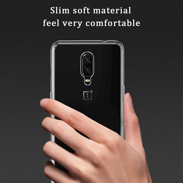 Grote foto drphone oneplus 6t tpu hoesje transparant ultra dun premium soft gel case official drphone produ telecommunicatie mobieltjes