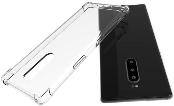 Grote foto drphone xz4 tpu hoesje siliconen bumper case met verstevigde randen transparant telecommunicatie mobieltjes