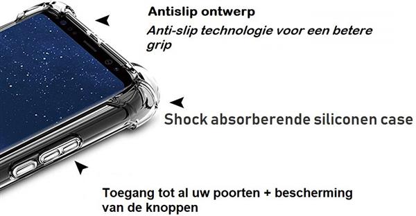 Grote foto drphone xz4 tpu hoesje siliconen bumper case met verstevigde randen transparant telecommunicatie mobieltjes