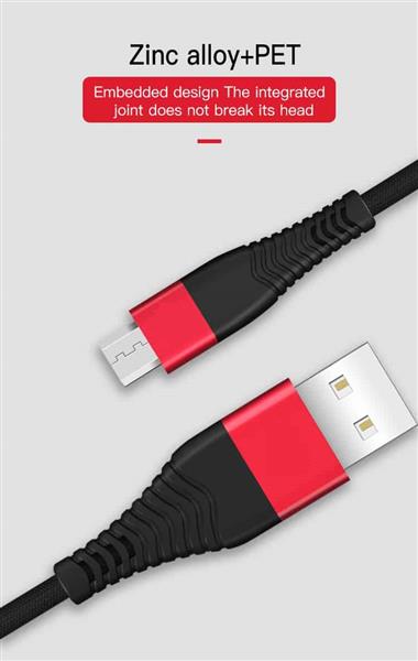 Grote foto drphone sl02 micro usb gevlochten kabel 2.4a data sync en snel opladen telecommunicatie opladers en autoladers