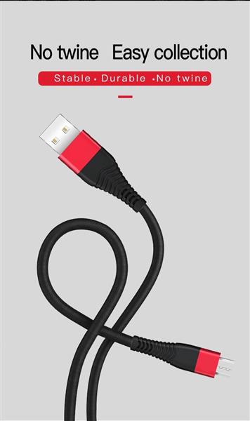 Grote foto drphone sl02 micro usb gevlochten kabel 2.4a data sync en snel opladen telecommunicatie opladers en autoladers