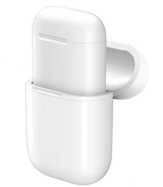 Grote foto drphone airpods draadloze oplaadhoes wireless beschermhoes geschikt voor elke qi draadloze oplad telecommunicatie opladers en autoladers