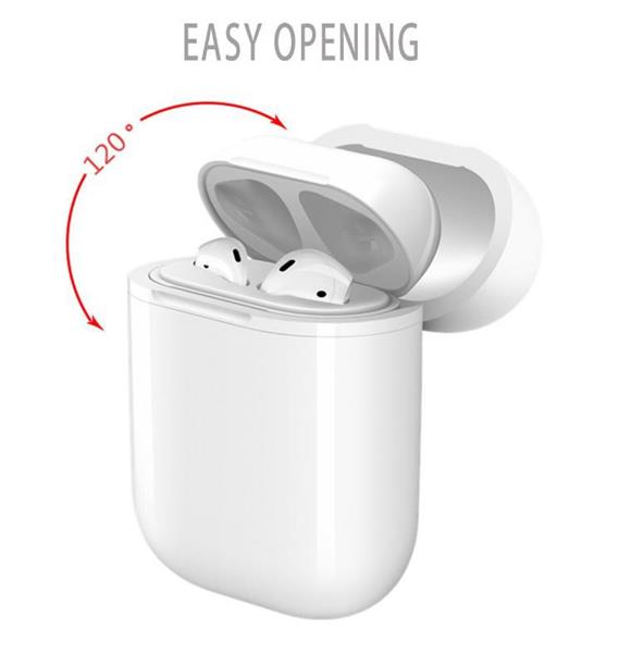 Grote foto drphone airpods draadloze oplaadhoes wireless beschermhoes geschikt voor elke qi draadloze oplad telecommunicatie opladers en autoladers