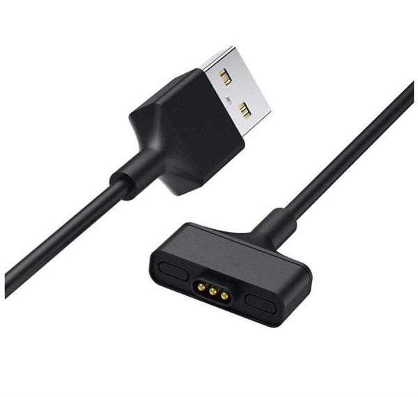 Grote foto drphone ion3 1 meter fitbit ionic magnetisch usb oplaad kabel charger lader adapter zwart telecommunicatie opladers en autoladers