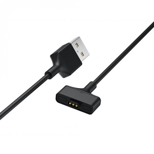 Grote foto drphone ion3 1 meter fitbit ionic magnetisch usb oplaad kabel charger lader adapter zwart telecommunicatie opladers en autoladers