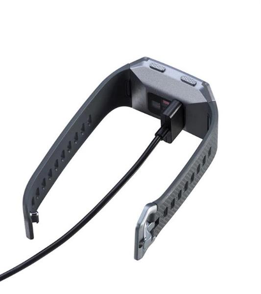 Grote foto drphone ion3 1 meter fitbit ionic magnetisch usb oplaad kabel charger lader adapter zwart telecommunicatie opladers en autoladers