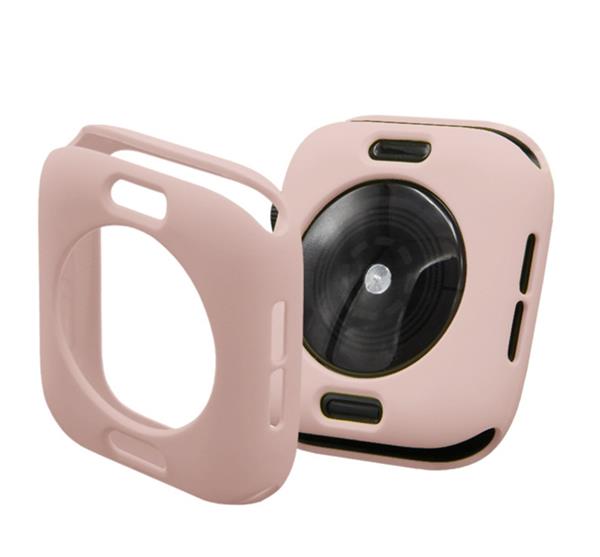 Grote foto drphone fc2 44mm case kras en schokbestendig tpu hoesje geschikt voor apple watch 44mm roze kleding dames horloges