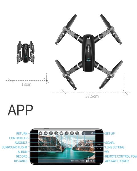 Grote foto luxwallet tt lite gps drone 30km h 210 gram afstandsbediening gps 2.4ghz camera foto ap computers en software overige computers en software