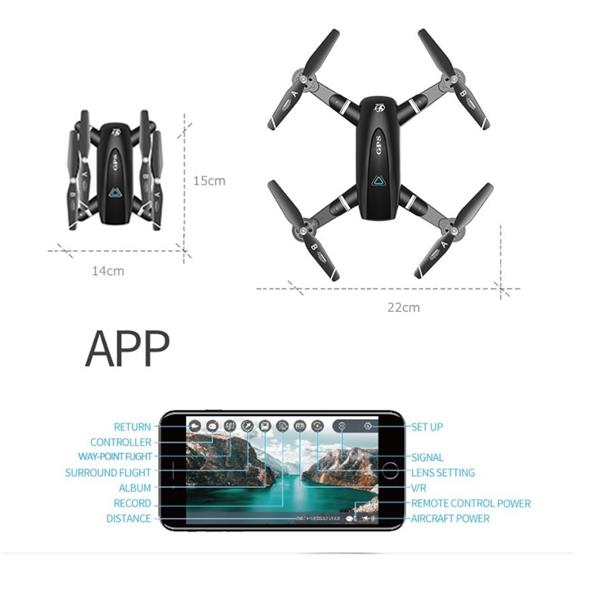 Grote foto luxwallet tt lite gps drone 30km h 210 gram afstandsbediening gps 2.4ghz camera foto ap computers en software overige computers en software