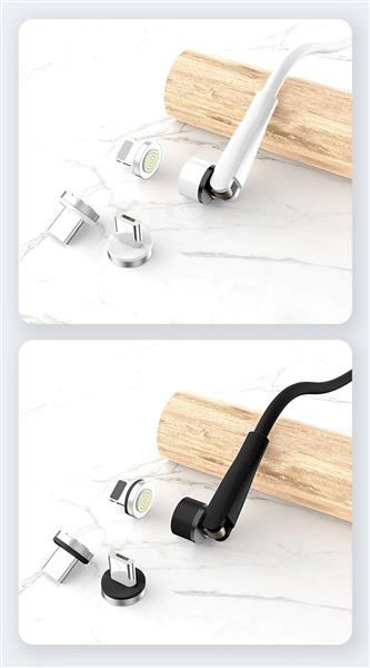 Grote foto drphone omnia 540 3 in 1 micro usb lightning usb c magnetische oplaadkabel oplader 9v ka telecommunicatie opladers en autoladers