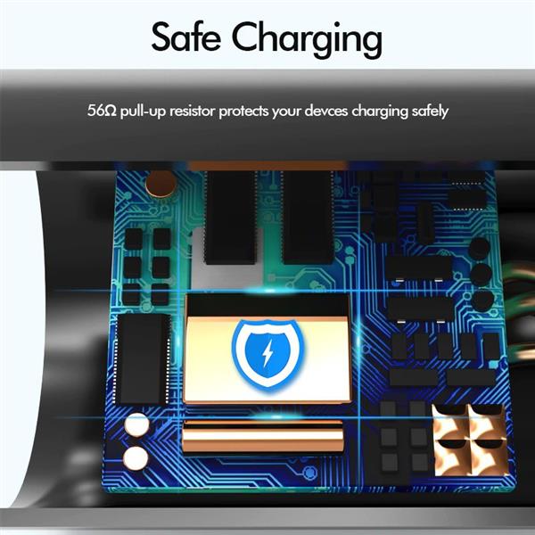 Grote foto drphone d9 pro lightning dubbele 90 haakse nylon gevlochten 3.0a kabel 2 meter datasynchronisati telecommunicatie opladers en autoladers