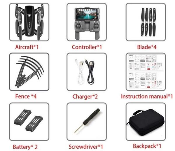 Grote foto luxwallet tt pro gps drone 30km h 210 gram afstandsbediening 5ghz camera foto applic computers en software overige computers en software