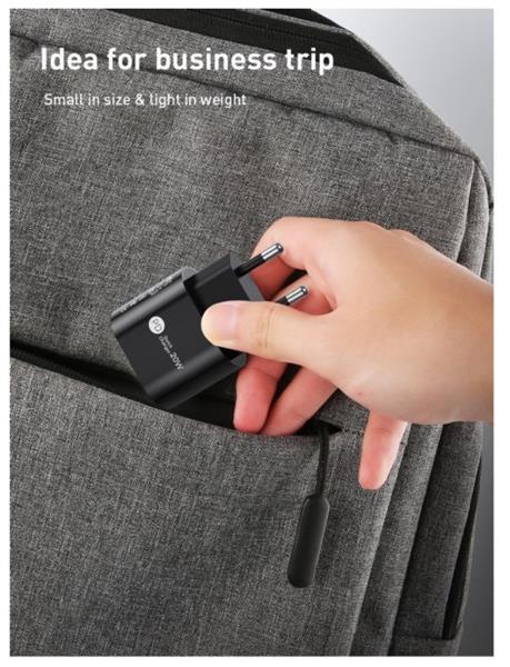 Grote foto drphone pdk lunar 20w thuislader 2 meter usb c naar lightning kabel 5v voor o.a iphone 12 12 pr telecommunicatie opladers en autoladers