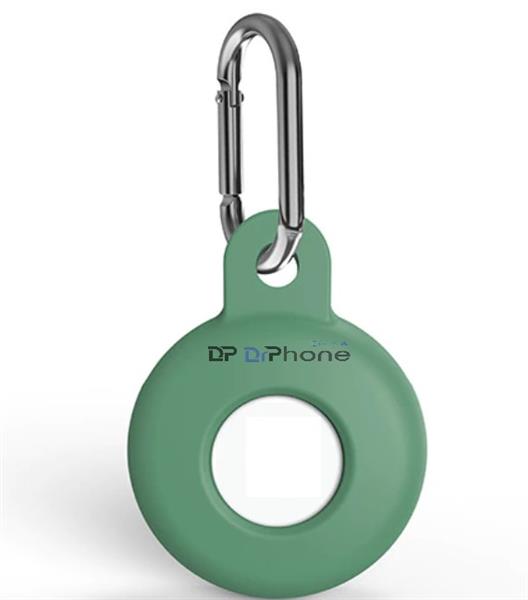 Grote foto drphone ae1 zachte siliconen hoesje beschermhoes case geschikt voor apple airtag groen telecommunicatie mobieltjes