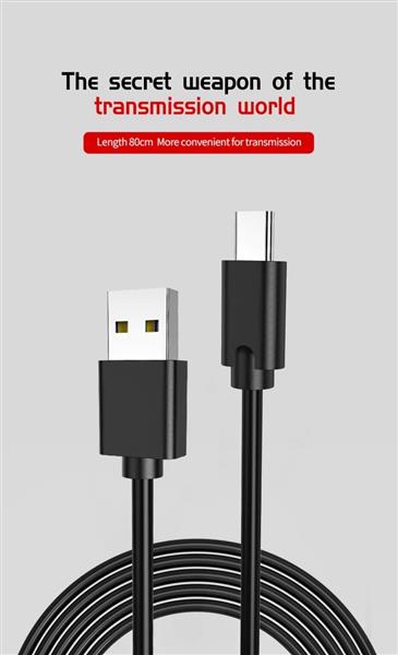 Grote foto drphone ad1 0.8m type c naar usb3.0 2.4a kabel met data overdracht overdrachtssnelheid tot 6 gbps telecommunicatie opladers en autoladers